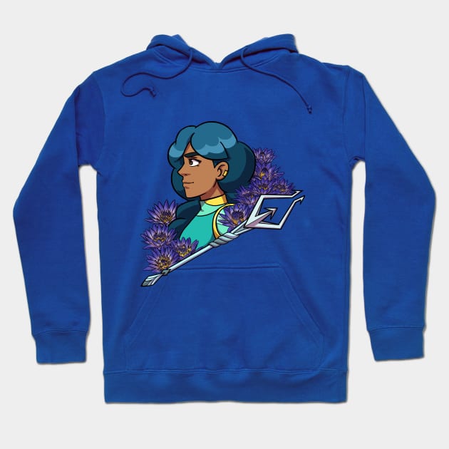 Water Lily Mermista Hoodie by NightGlimmer